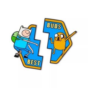 Finn and Jake Best Buds Pin Set - Adventure Time NEW FAST SHIPPING